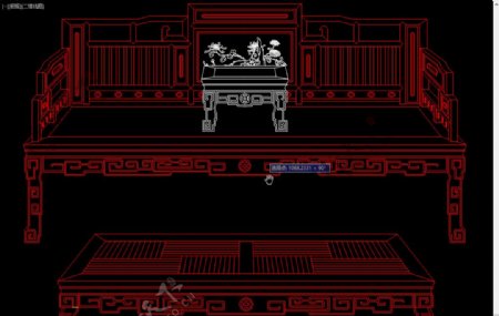 中式古典家具明韵梳背罗汉床