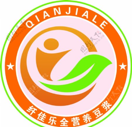 炎帝纤佳乐全营养豆浆logo