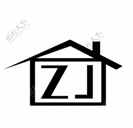 ZJlogo透明底黑白