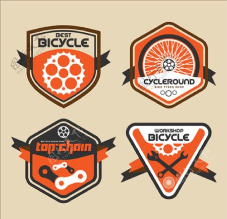 自行车用品俱乐部LOGO标志