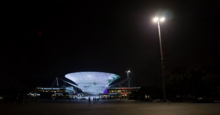 上海世博园夜景LED