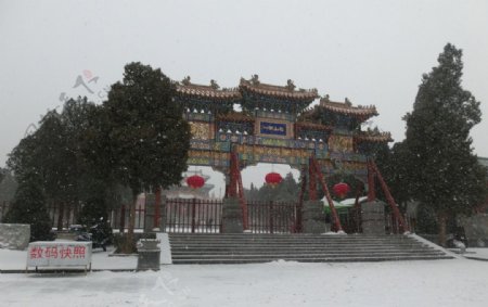 中岳庙冬景