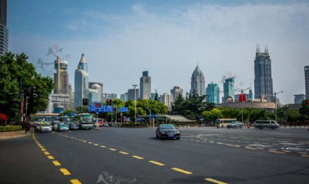 上海西藏中路街景