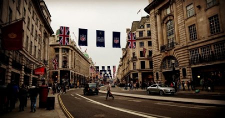 伦敦摄政街街景