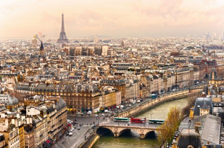 巴黎城市建筑景色图片