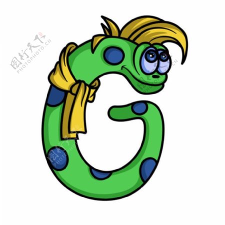 字母动物蛇G图片