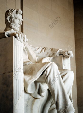 林肯雕像摄影