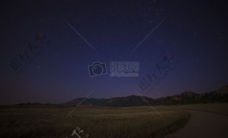 天空夜晚星星黑暗中星光灿烂