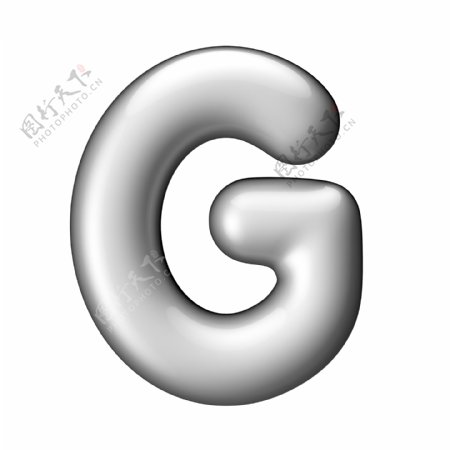 立体字母G图片