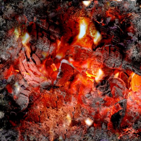 fireplace壁炉烧木材的壁炉023