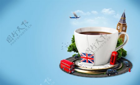 英国伦敦旅游海报图片