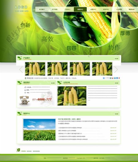 农业网站设计