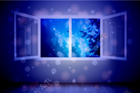 冬季窗口图片