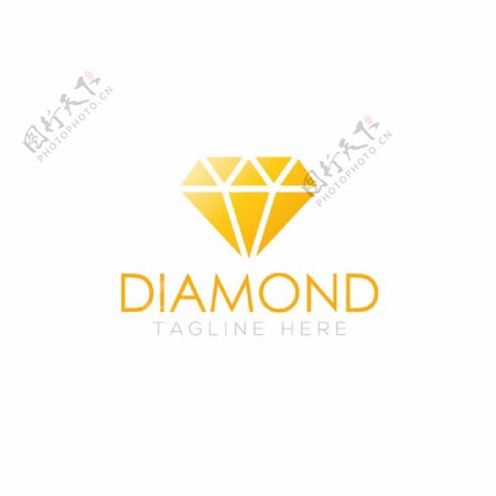 金色钻石logo图片
