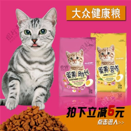 猫咪粮食淘宝主图