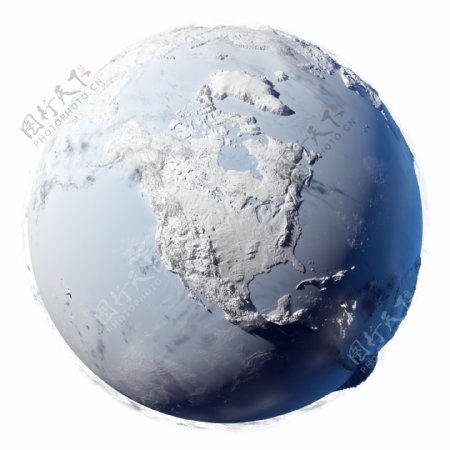 冬日的地球图片