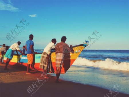 大海沙滩沙水iphone海浪旅游旅行渔夫印度VSCO晨奈potraits