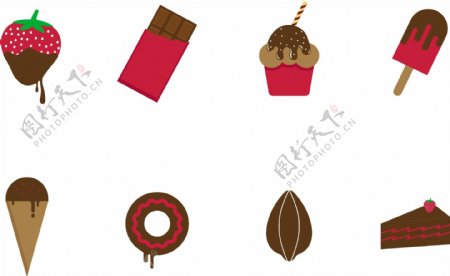 巧克力食品图标