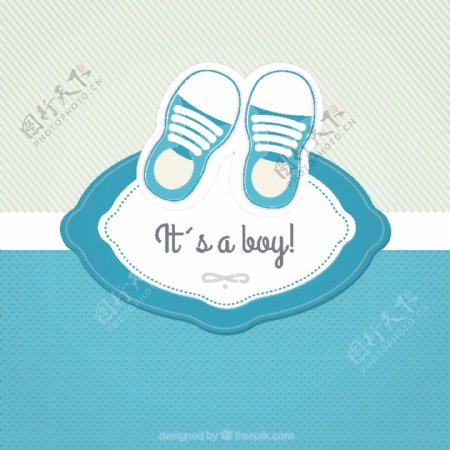 婴儿洗澡卡的鞋子