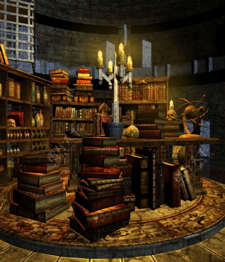 魔法书房图片
