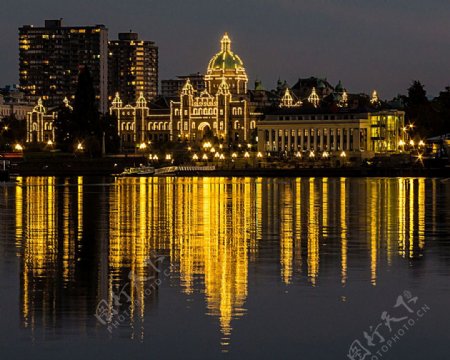 加拿大城市夜景