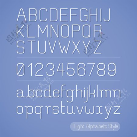 字母数字设计