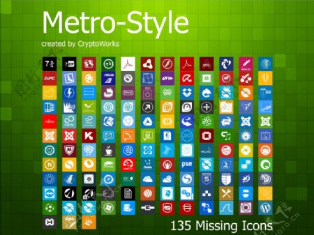 Metro风格图标ico