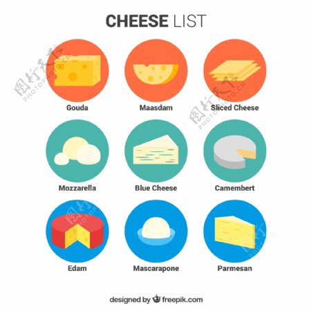 奶酪矢量素材图标