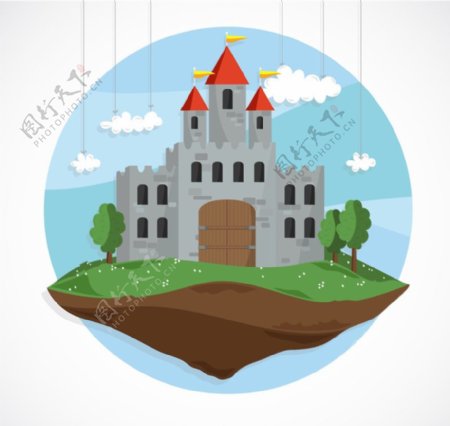悬浮童话城堡