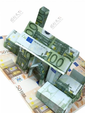 欧元纸币图片