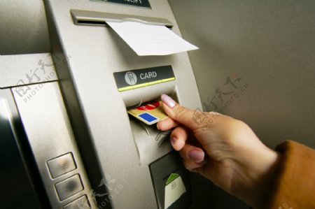 ATM取款机图片