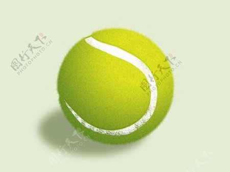 PSD制作网球