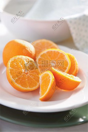 新鲜美味的橙子