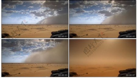沙漠风光视频素材