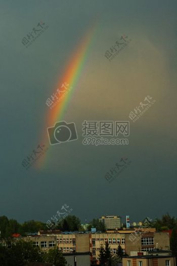 天空彩虹