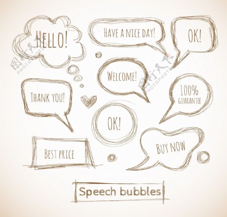 对话框气泡图片