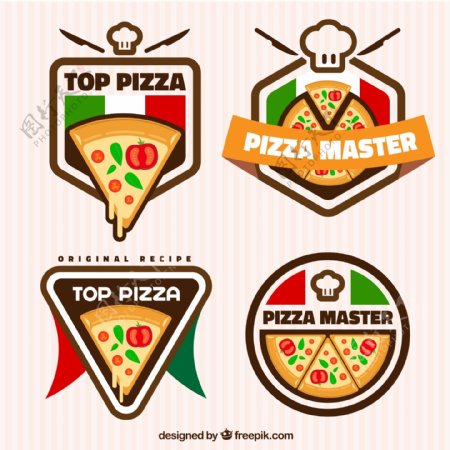 披萨logos