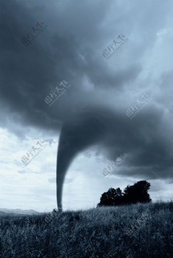 田野上的龙卷风图片