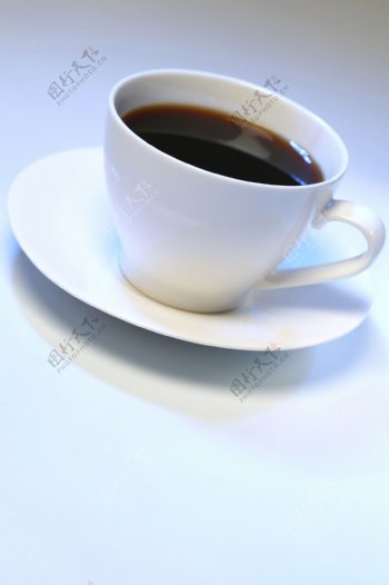 一杯咖啡特写图片