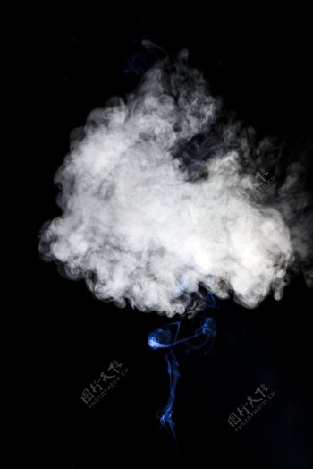 白色烟雾效果图片