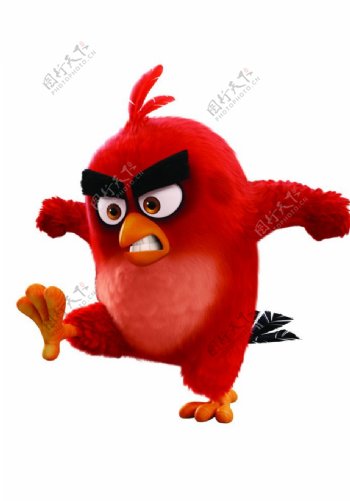 愤怒的小鸟胖红系列图片