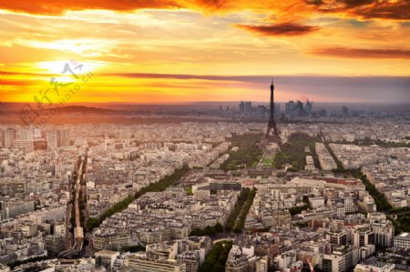 法国巴黎城市风光图片