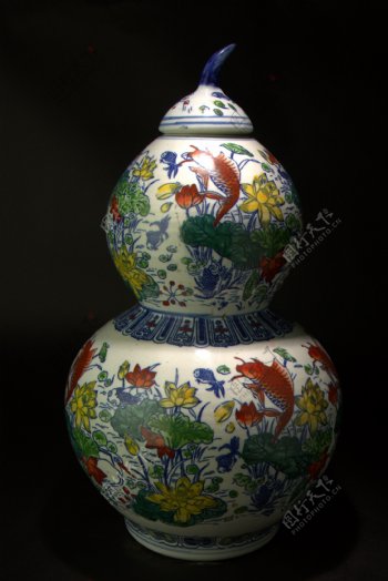 瓷器古董葫芦瓶图片