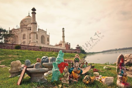 印度泰姬陵风景图片
