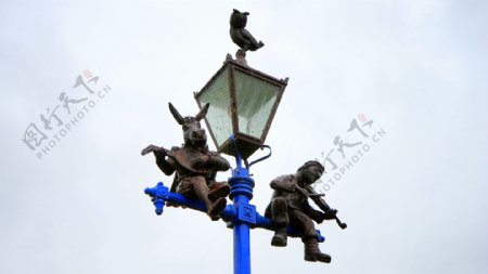 欧洲街灯图片
