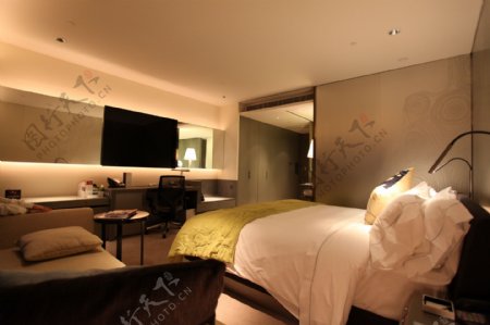 香港W酒店客房时尚设计图片