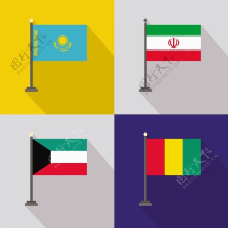 伊朗科威特哈萨克斯坦和几内亚比绍