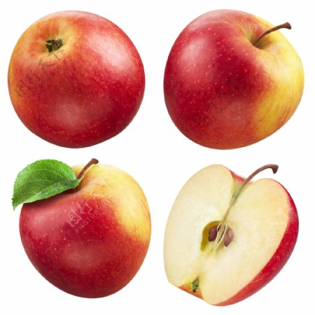 苹果各种角度图片素材