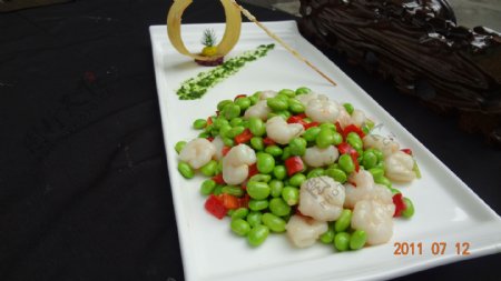 毛豆水晶虾图片