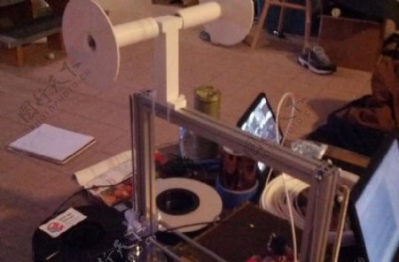 3D打印机双灯丝支架